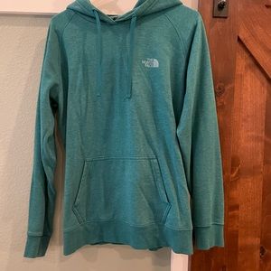 Turquoise North Face Hoodie